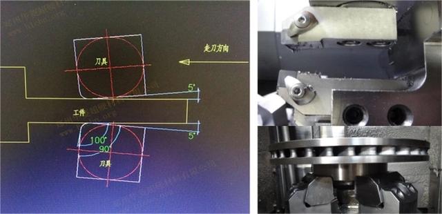 为什么圆弧和仿形加工不能使用PCBN修光刃刀片？